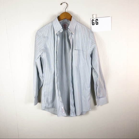 Brooks Brothers Other - Brooks Brothers no iron striped button up 14.5”
